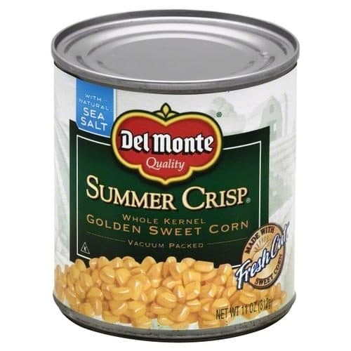 Del Monte Summer Crisp Corn Whole Kernel Golden Sweet