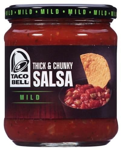 Taco Bell Mild Thick N Chunky Salsa Jar