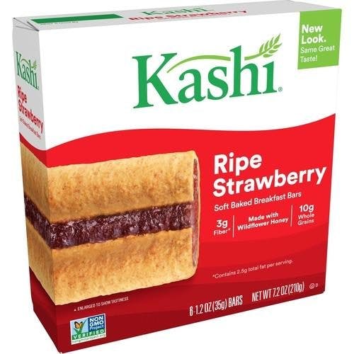 Is it Black Pepper Free? Kashi Soft Baked Breakfast Bars, Vegetarian Bars, Ripe Strawberry