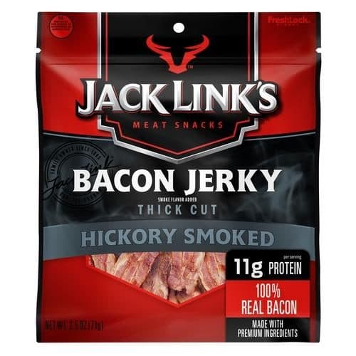 Jack Links Bacon Jerky, Hickory Smoked