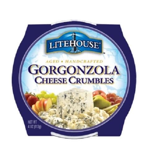 Litehouse, Simply Artisan - Cheese Crumbles, Gorgonzola