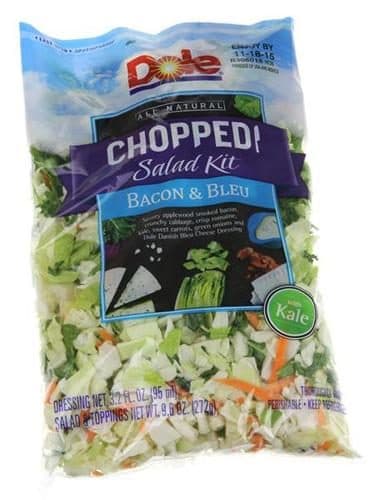 Dole Bacon & Bleu Chopped Kit