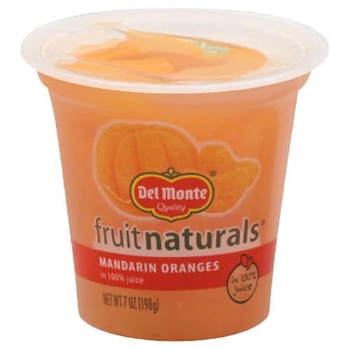 Del Monte Fruit Naturals Fruit Snack Mandarin Orange In Extra Light Syrup