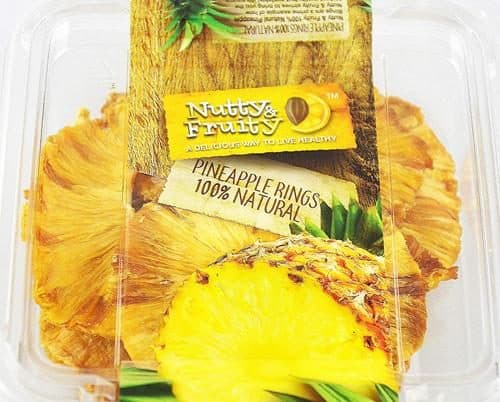 Tub Sq Pineapple Rings 100% Ntrl