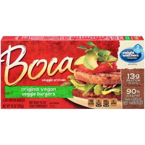 Boca Original Vegan Veggie Burgers