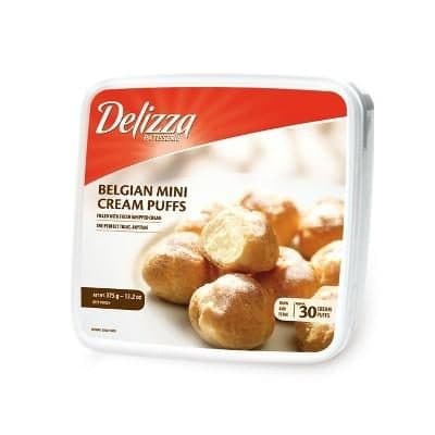 Delizza Belgian Mini Cream Puffs