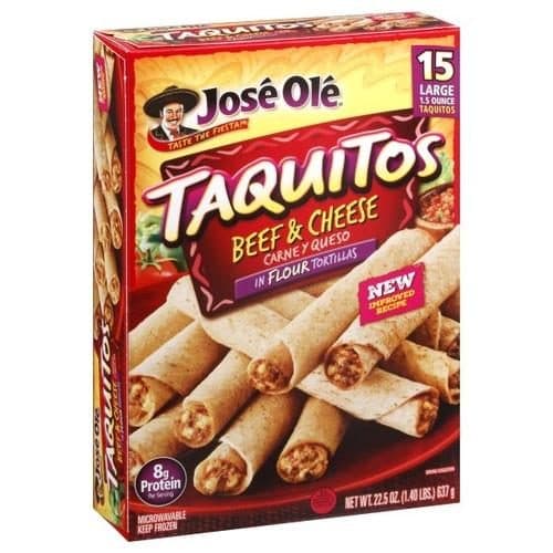 Is it Turmeric Free? Jose Ole Mexican Food Taquitos Steak & Cheese Flour Tortillas