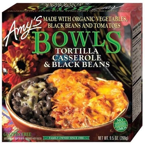 Amy'S Tortilla Casserole & Black Beans Bowl