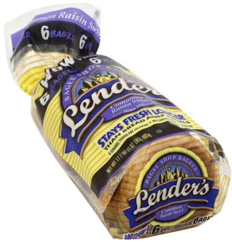 Lenders Bagels Cinnamon Raisin