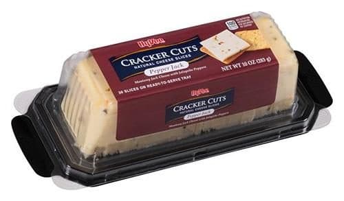 Crystal Farms Cracker Cut Pepper Jack Cheese Tray