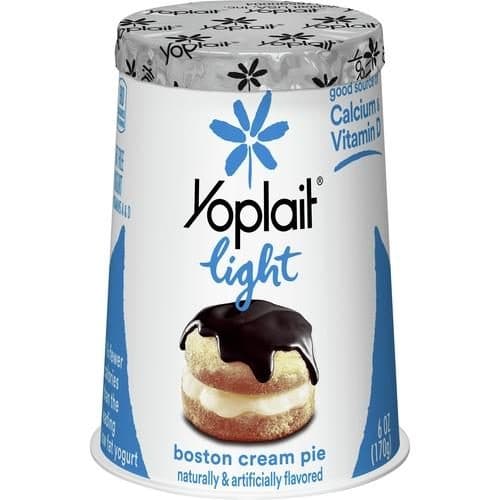 Yoplait Light Yogurt Fat Free Boston Cream Pie