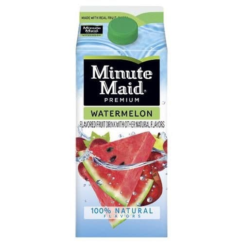 Minute Maid Juice Watermelon Carton