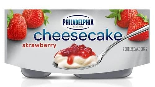 Philadelphia Strawberry Cheesecake Snacks Cups
