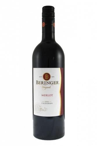 Beringer Founders' Estate California Merlot Wine Glass