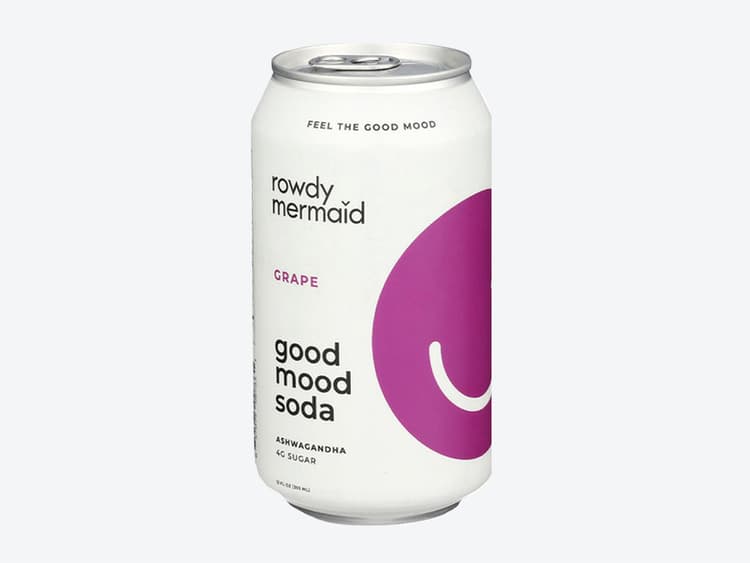 Rowdy Mermaid Grape Good Mood Soda