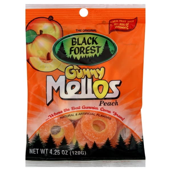 Black Forest Gummy Mellos Peach