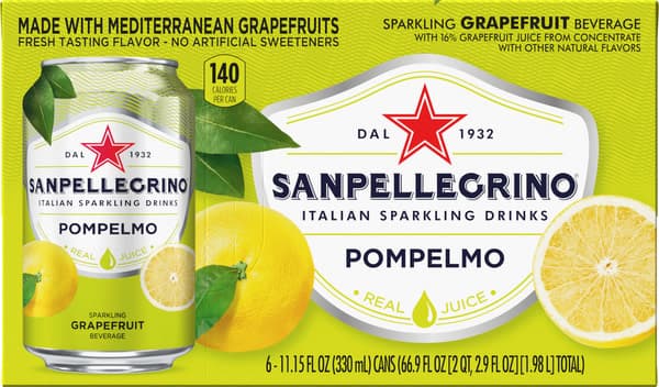 San Pellegrino Grapefruit Sparkling Water