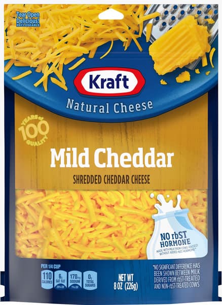 Kraft Shredded Mild Cheddar