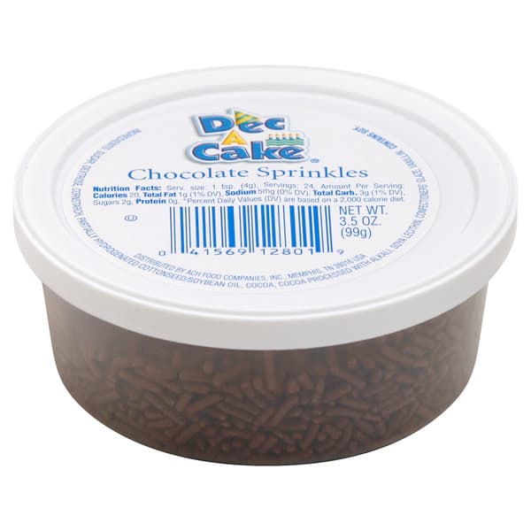 Decacake Sprinkles, Chocolate