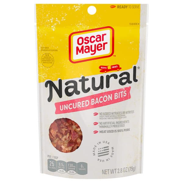 Oscar Mayer Natural Selects Ready To Serve Real Uncured Bacon Bits