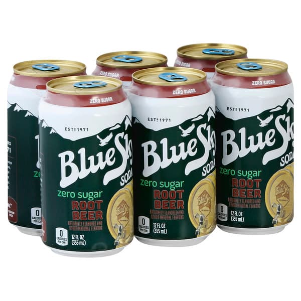 Blue Sky Soda Zero Sugar Root Beer