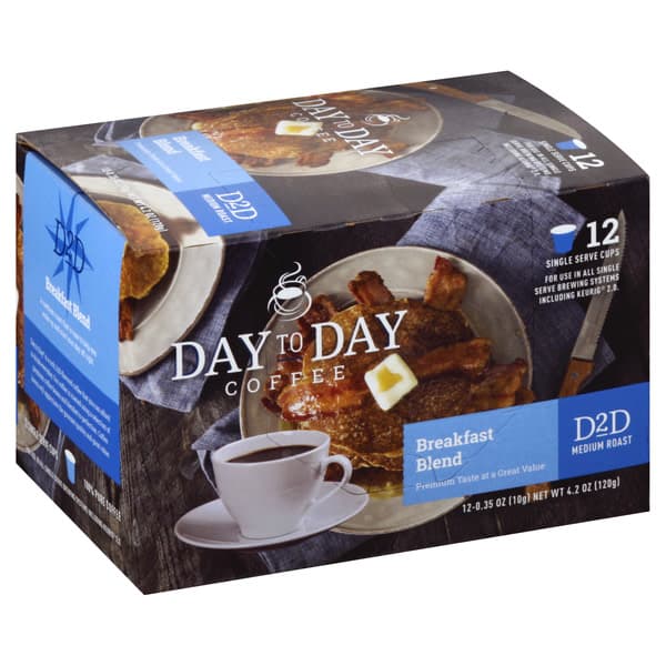 Day To Day Coffee Medium Roast Breakfast Blend