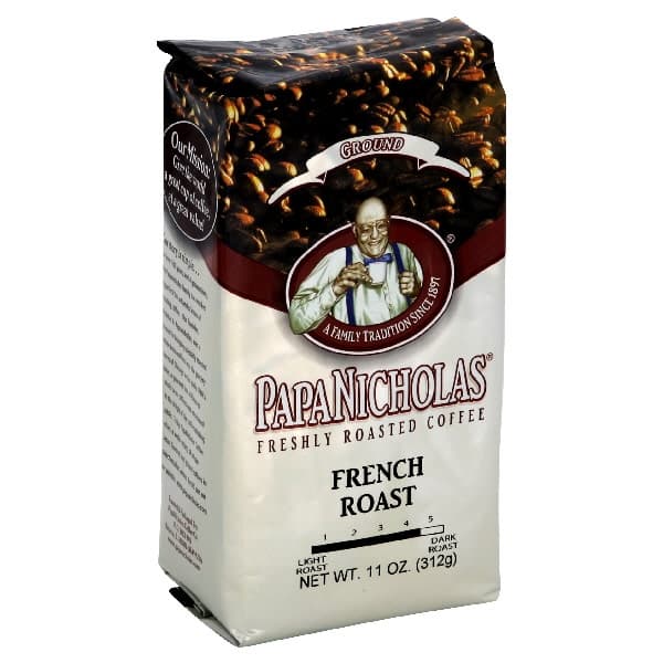 Papanicholas Coffee Freshly Roasted Ground French Roast