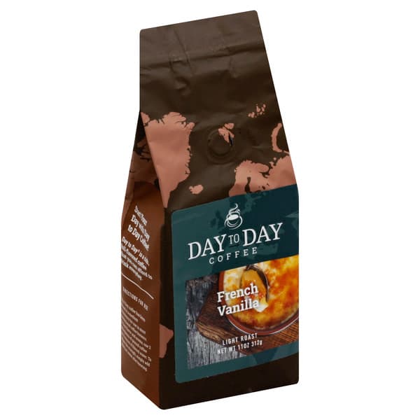 Day To Day Coffee Ground Light Roast French Vanilla