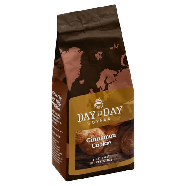 Day To Day Coffee Ground Light Roast Cinnamon Cookie