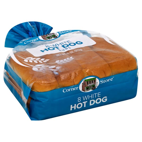 Corner Store White Hot Dog Buns
