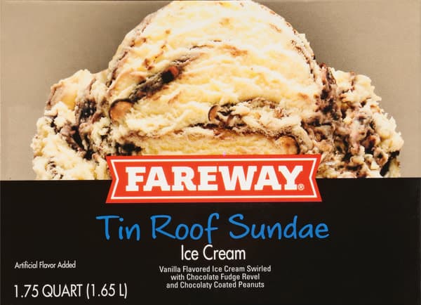 Fareway Tin Roof Sundae Ice Cream
