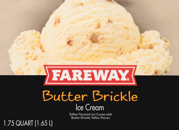 Fareway Butter Brickle Ice Cream