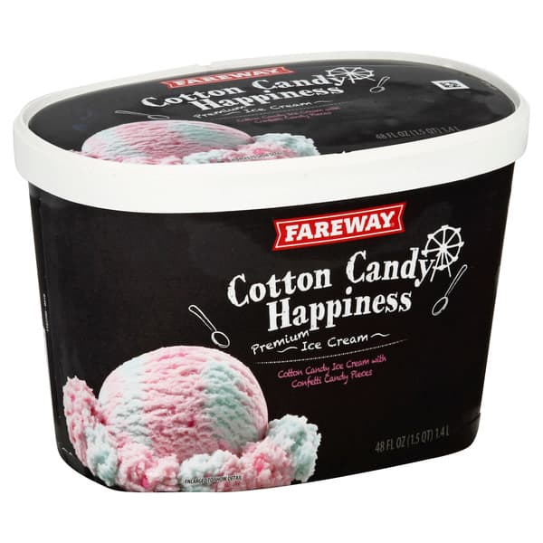Fareway Cotton Candy Happiness Premium Ice Cream