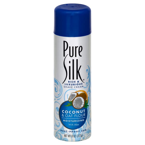 Pure Silk Shave Cream Coconut & Oat Flour