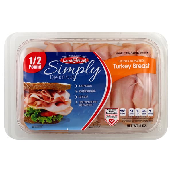 Land O Frost Simply Delicious Turkey Breast, Honey Roasted