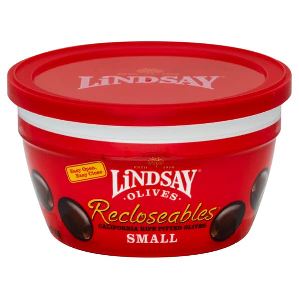 Lindsay Olives California Ripe Pitted Recloseables Small