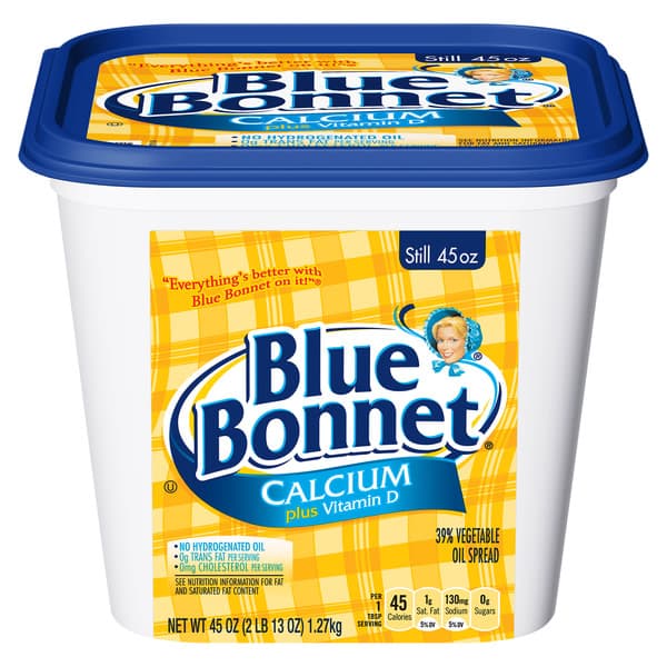 Blue Bonnet Vegetable Oil Spread, Calcium Plus Vitamin D