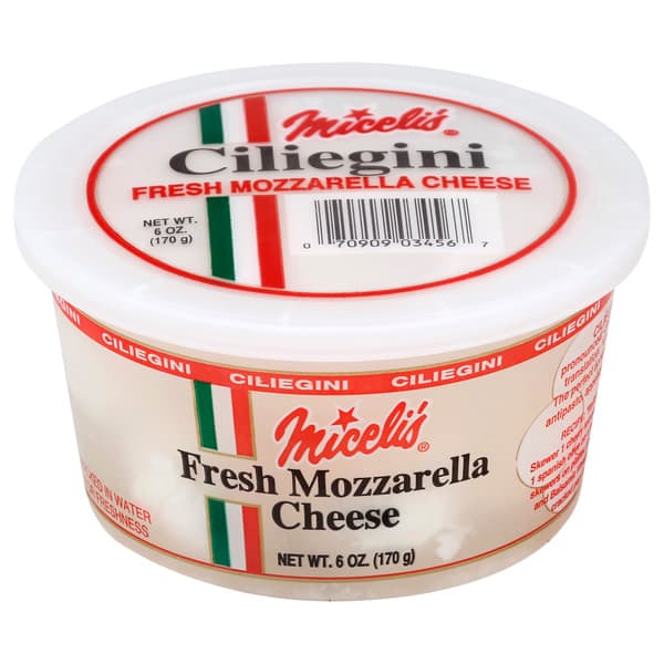 Micelis Cheese, Fresh Mozzarella, Ciliegini
