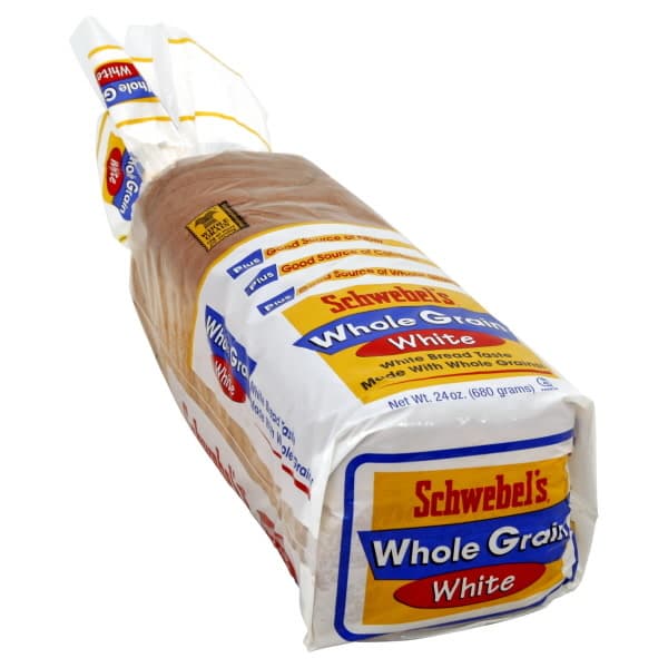 Schwebel'S Bread, White, Whole Grain