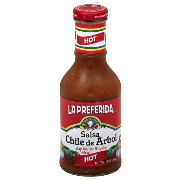 La Preferida Salsa Chile De Arbol Hot