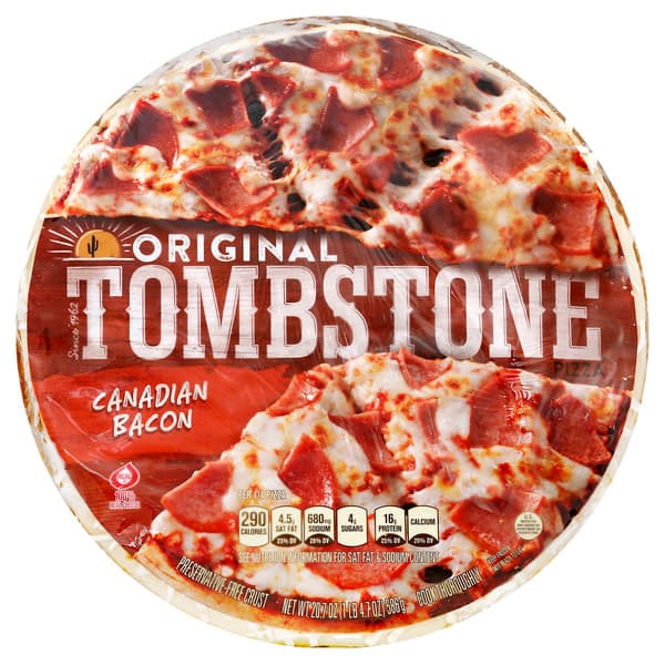 Tombstone Pizza Original Canadian Bacon