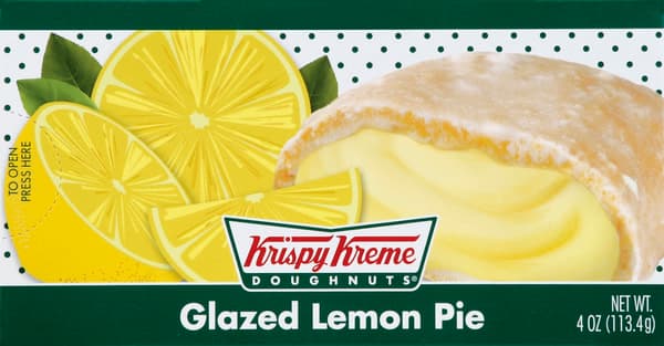 Krispy Kreme Pie Glazed Lemon