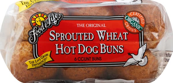 Food For Life Hot Dog Buns Sprouted Wheat