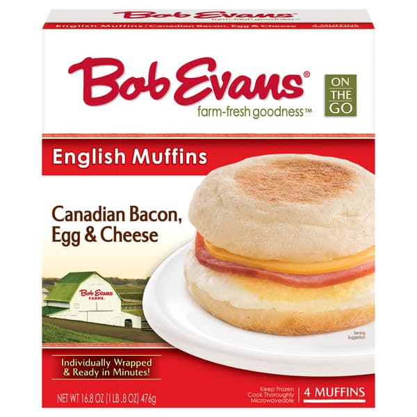 Bob Evans Canadian Bacon & Cheese Muffin
