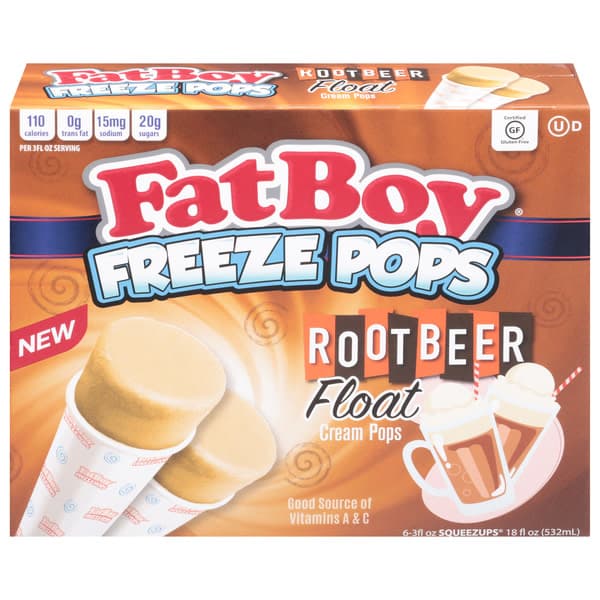 Fatboy Freeze Pops Creamy Root Beer Float
