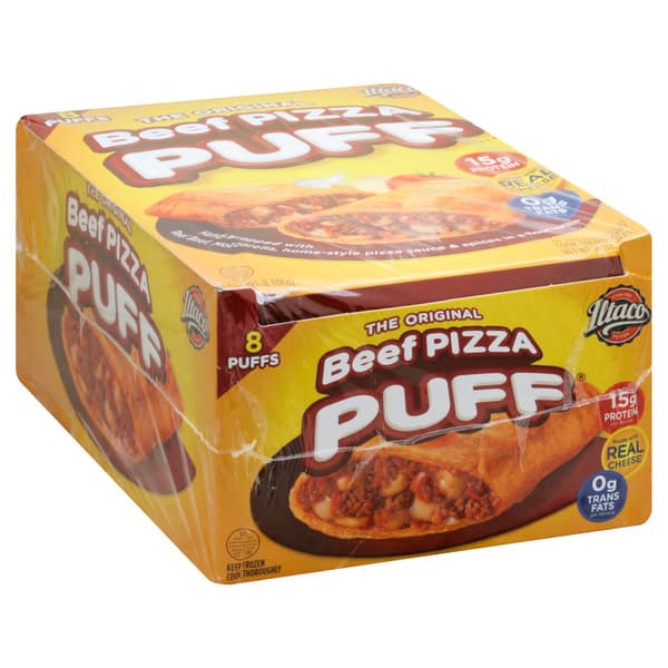 Iltaco Foods Puff Beef Pizza