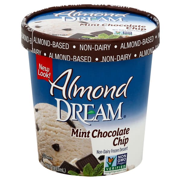 Almond Dream  Dessert Non-Dairy Mint Chocolate Chip