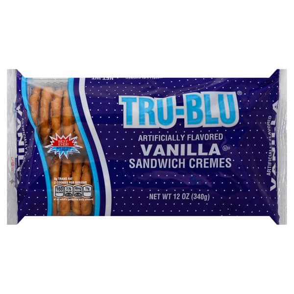 Tru-Blue Vanilla Creme Cookies