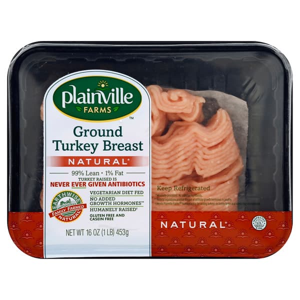 Plainville Farms Ground Turkey Breast