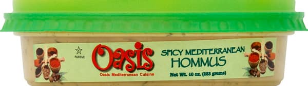 Oasis Hommus Spicy Mediterranean